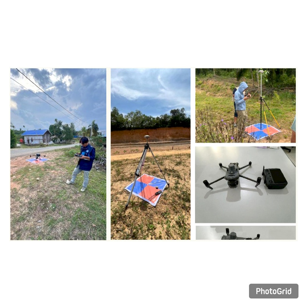 Survey Work for Topography Mapping Using Drone